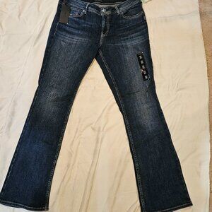 Silver Elyse Slim Boot Cut Jeans